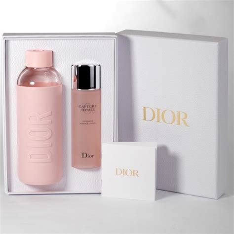 dior capture totale with water bottle